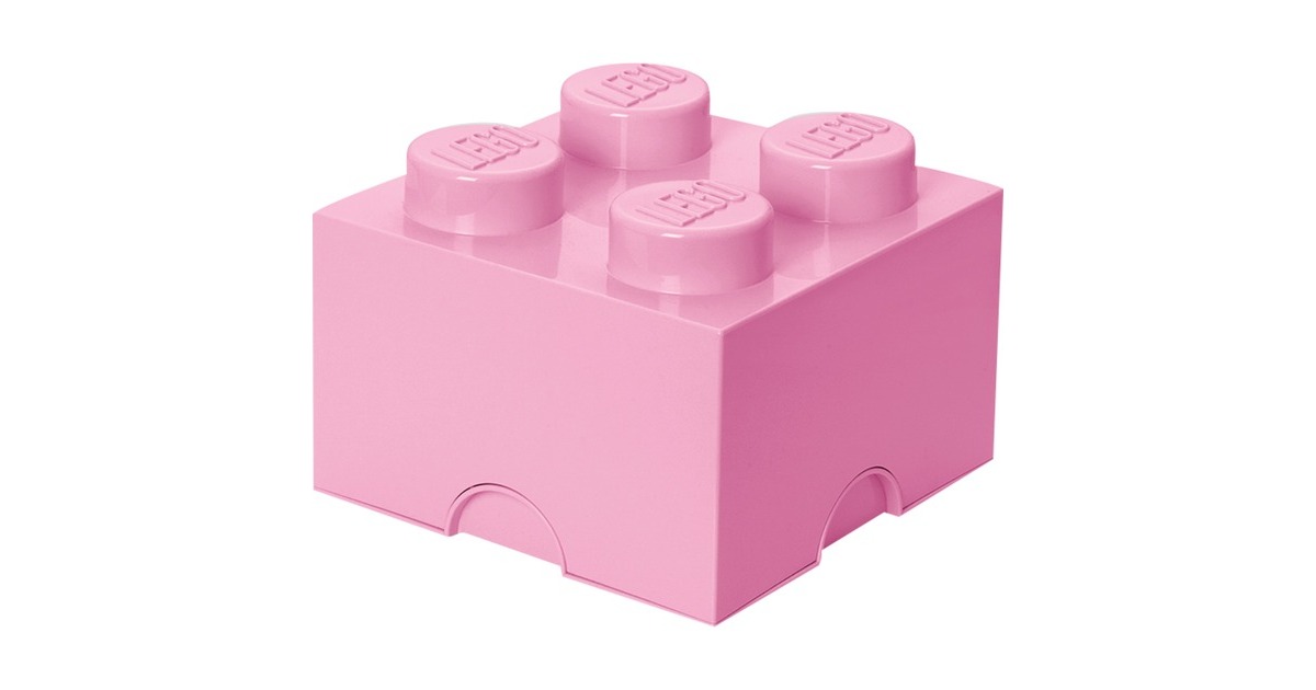 Room Copenhagen LEGO Storage Brick 4 rosa, Aufbewahrungsbox(rosa)