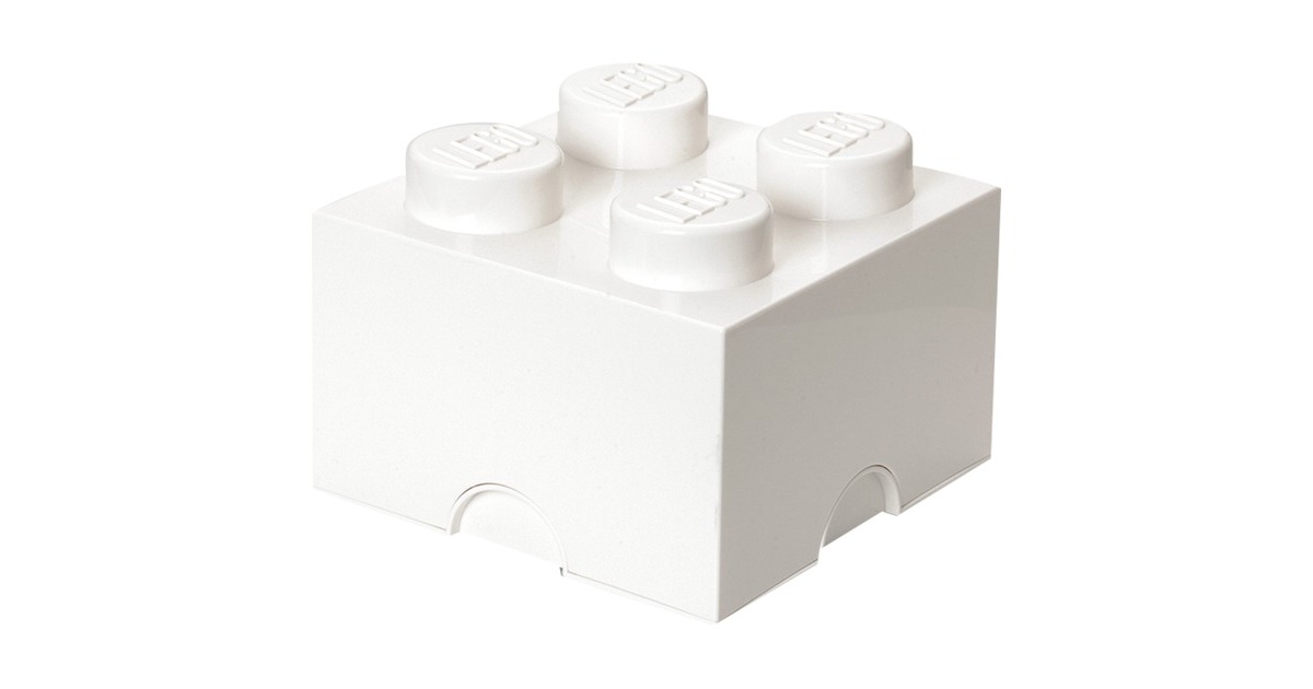Room Copenhagen LEGO Storage Brick 4 weiß, Aufbewahrungsbox(weiß)