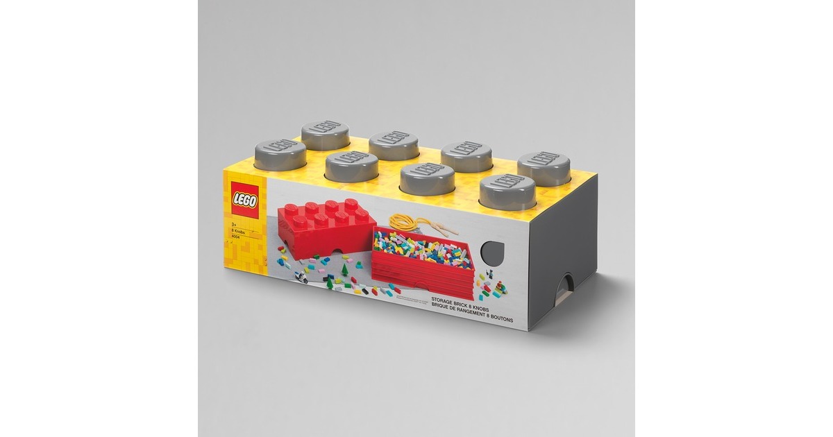 Room Copenhagen LEGO Storage Brick 8, Aufbewahrungsbox(dunkelgrau)