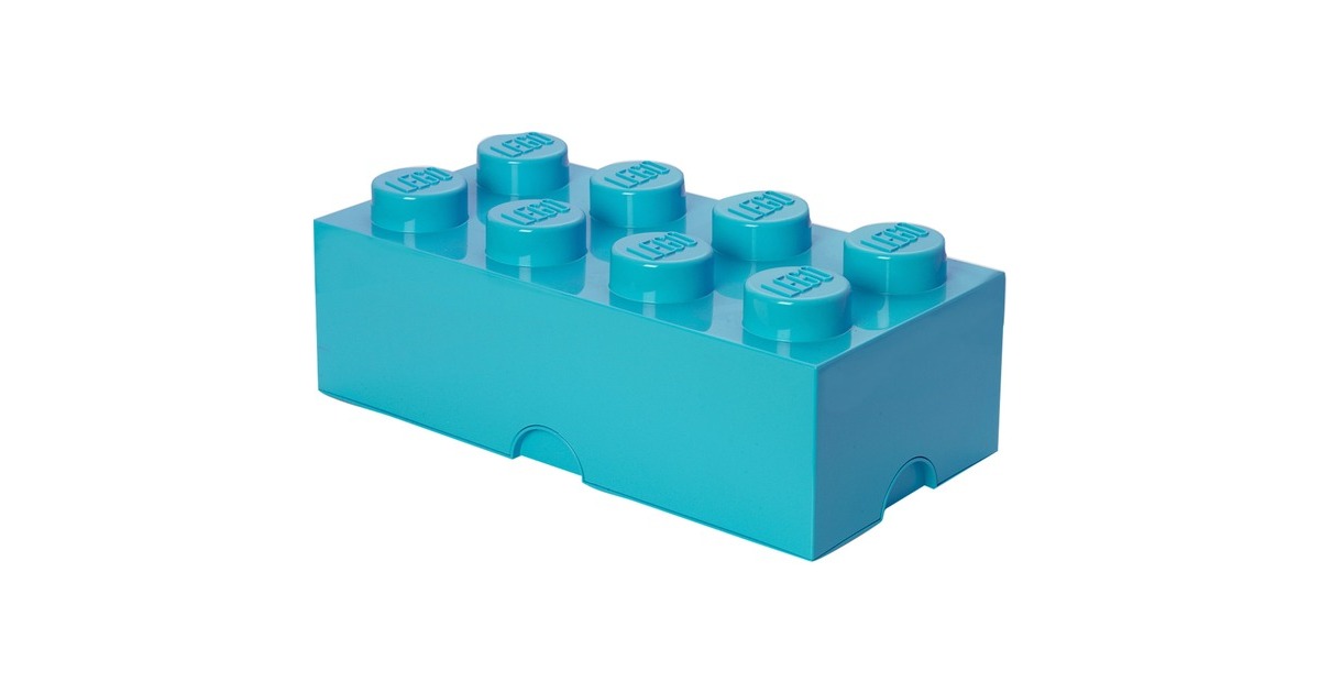 Room Copenhagen LEGO Storage Brick 8 azur, Aufbewahrungsbox(blau)