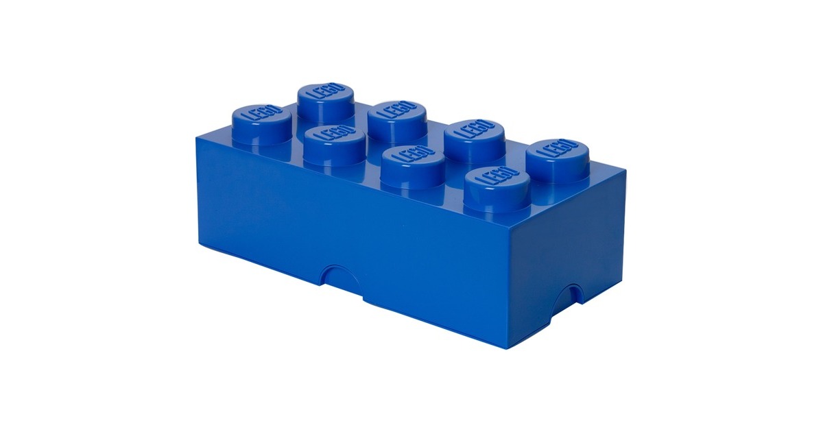 Room Copenhagen LEGO Storage Brick 8 blau, Aufbewahrungsbox(blau)
