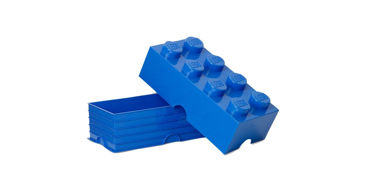 Room Copenhagen LEGO Storage Brick 8 blau, Aufbewahrungsbox(blau)