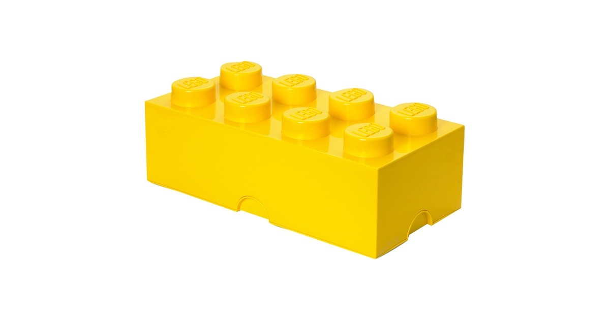 Room Copenhagen LEGO Storage Brick 8 gelb, Aufbewahrungsbox(gelb)