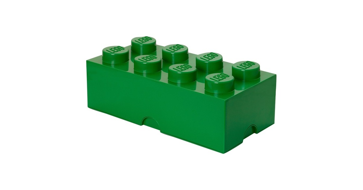 Room Copenhagen LEGO Storage Brick 8 grün, Aufbewahrungsbox(grün)