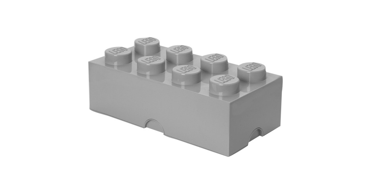 Room Copenhagen LEGO Storage Brick 8 grau, Aufbewahrungsbox(grau)