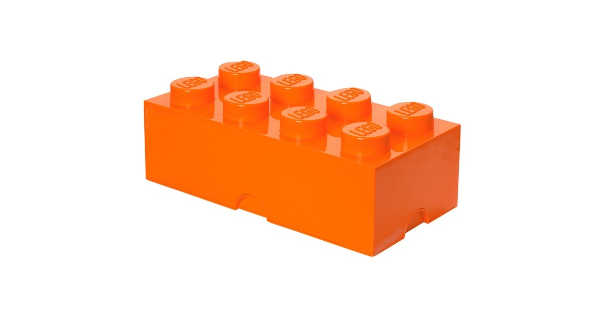 Room Copenhagen LEGO Storage Brick 8 orange, Aufbewahrungsbox(orange)