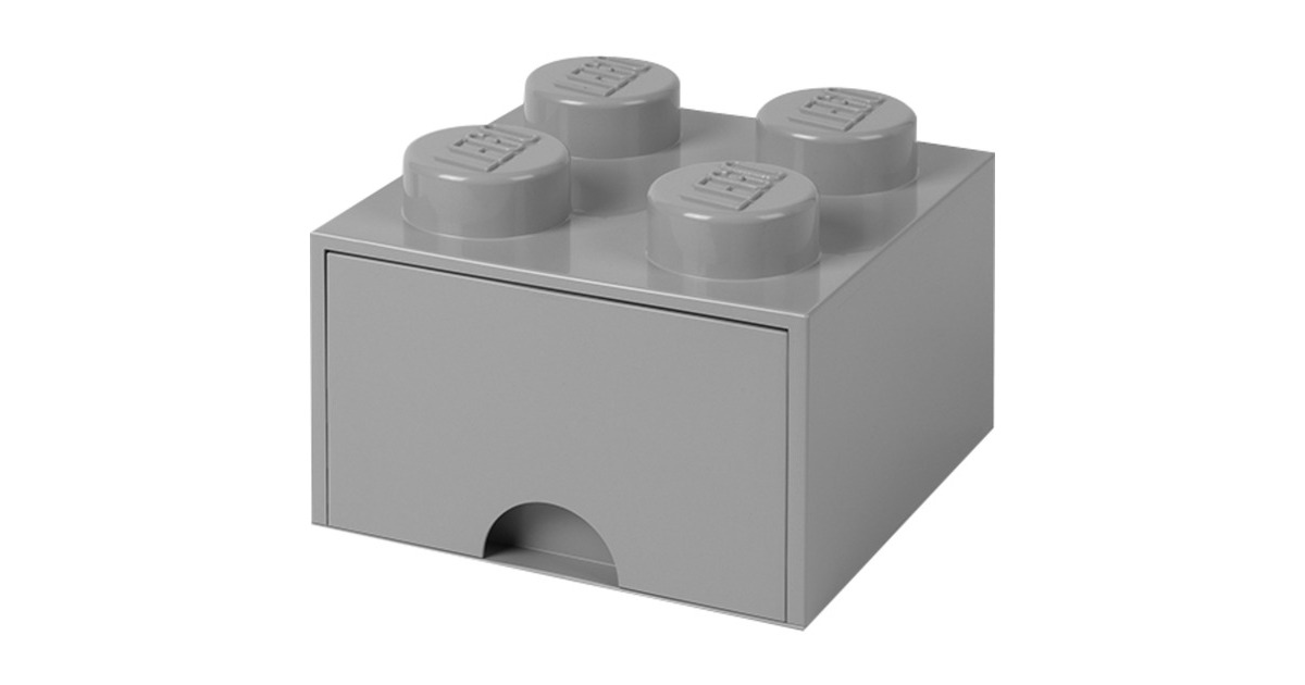 Room Copenhagen LEGO Storage Brick Drawer 4, Aufbewahrungsbox(dunkelgrau)