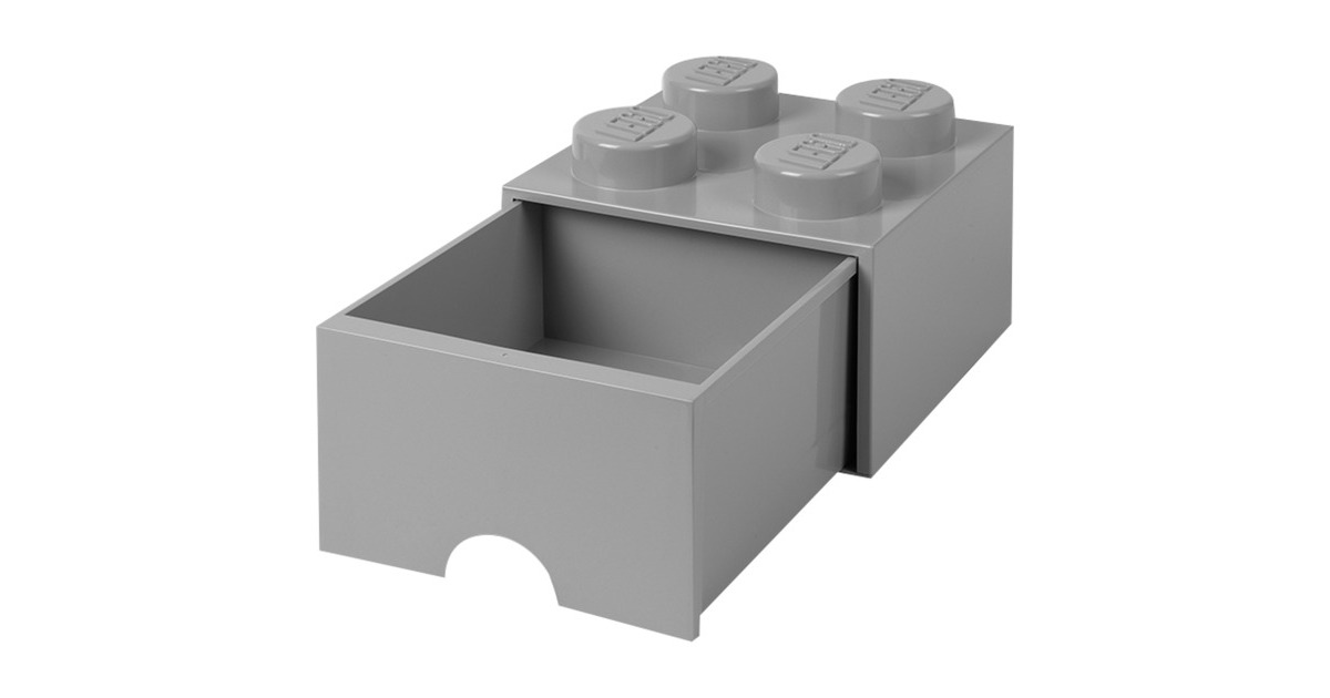 Room Copenhagen LEGO Storage Brick Drawer 4, Aufbewahrungsbox(dunkelgrau)