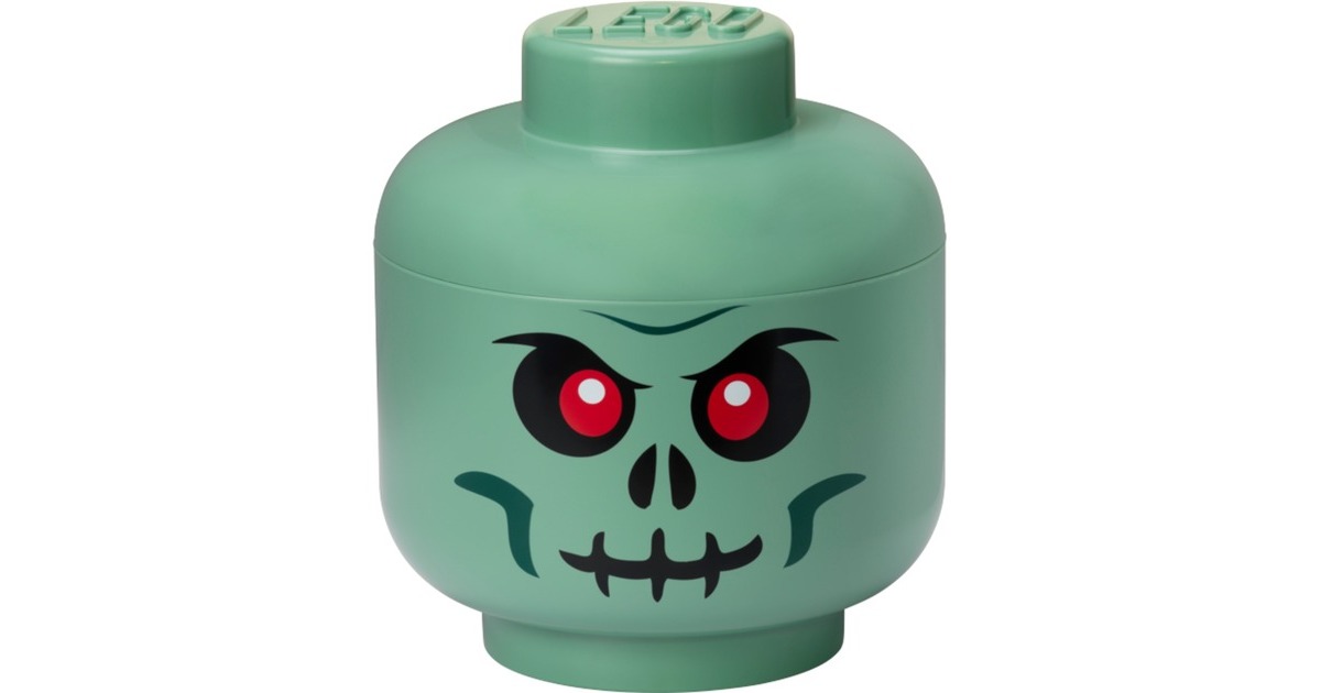 Room Copenhagen LEGO Storage Head Skelett , Aufbewahrungsbox(schwarz/rot, groß) Room Copenhagen LEGO Storage Head Skelett , Aufbewahrungsbox(schwarz/rot, groß)