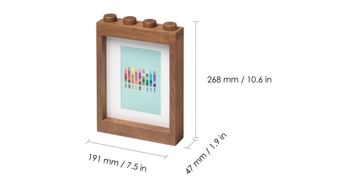 Room Copenhagen LEGO Wooden Picture Frame, Rahmen(eiche)