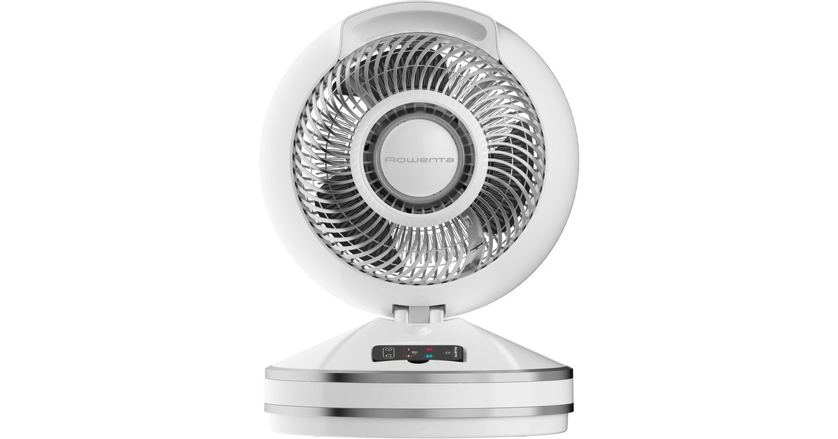 Rowenta 2in1 Air Force Intense HQ 7152, Heizlüfter(weiß/silber, Standventilator, Heizlüfter)