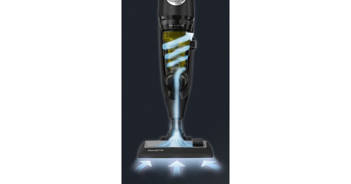 Rowenta Bodenstaubsauger Powerline Extreme CyclonicRH 8155WA(schwarz/silber, Outlet) Rowenta Bodenstaubsauger Powerline Extreme CyclonicRH 8155WA(schwarz/silber, Outlet)