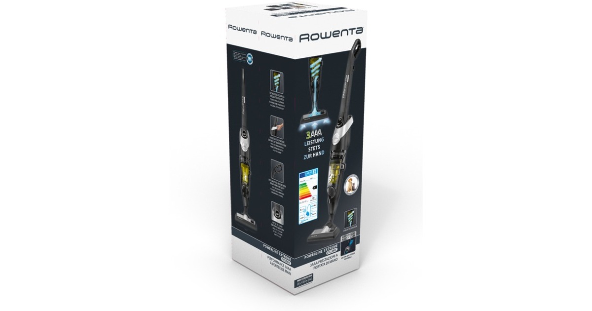 Rowenta Bodenstaubsauger Powerline Extreme CyclonicRH 8155WA(schwarz/silber, Outlet) Rowenta Bodenstaubsauger Powerline Extreme CyclonicRH 8155WA(schwarz/silber, Outlet)