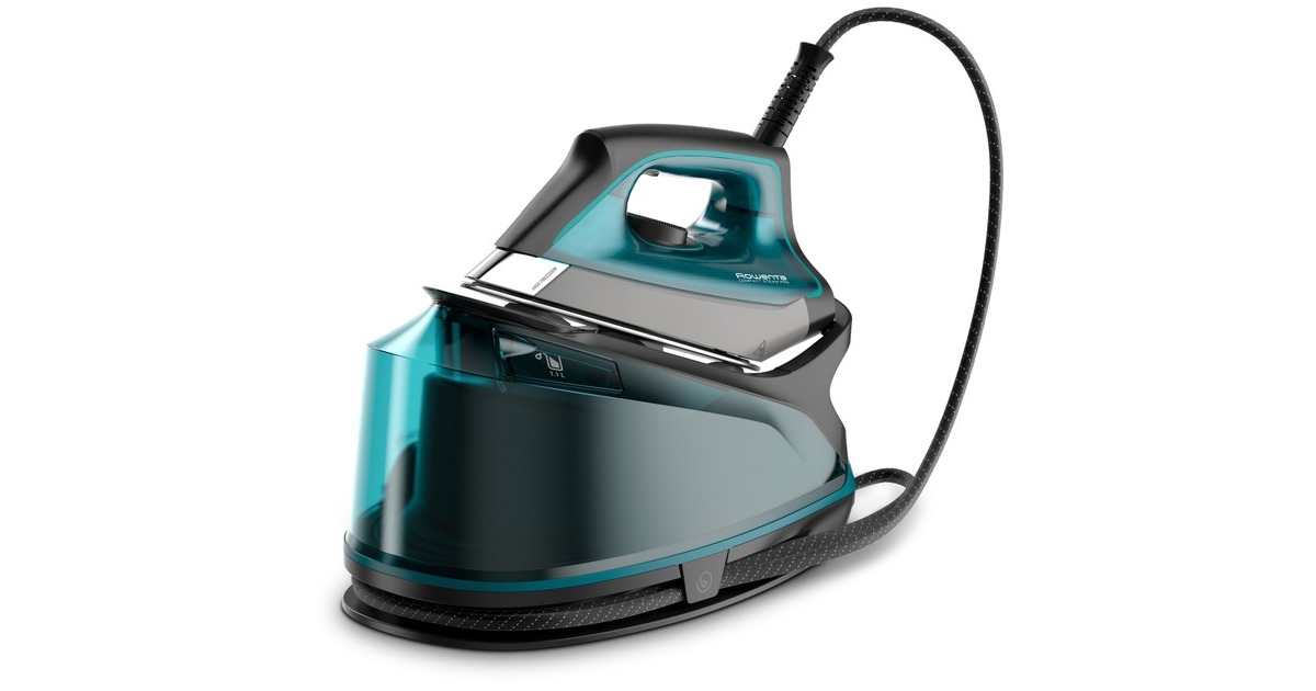 Rowenta Compact Steam Pro DG7623, Dampfbügelstation(schwarz/blau)