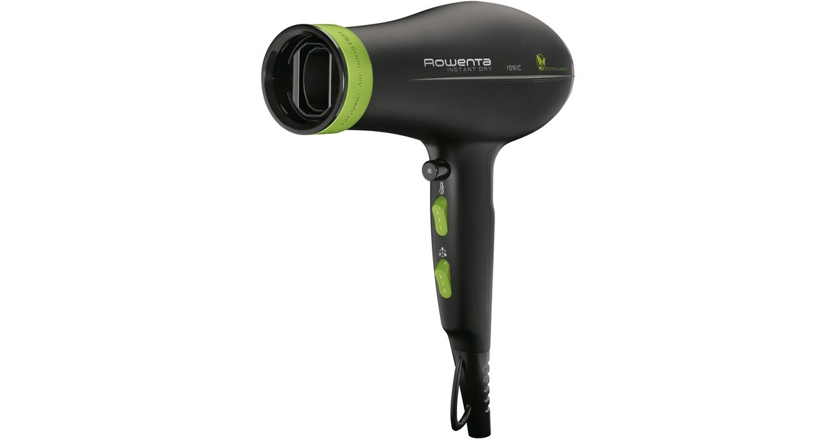 Rowenta Eco Intelligence CV 6030, Haartrockner(schwarz/grün)