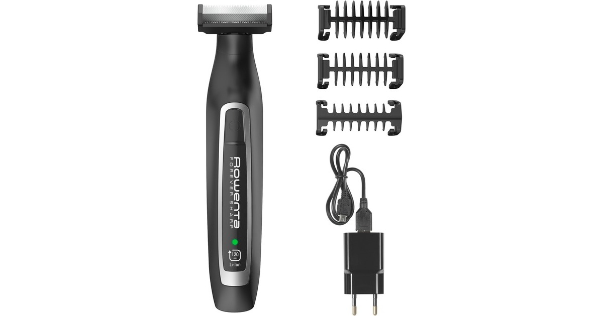Rowenta Forever Sharp TN 6000, Bartschneider(schwarz/silber)