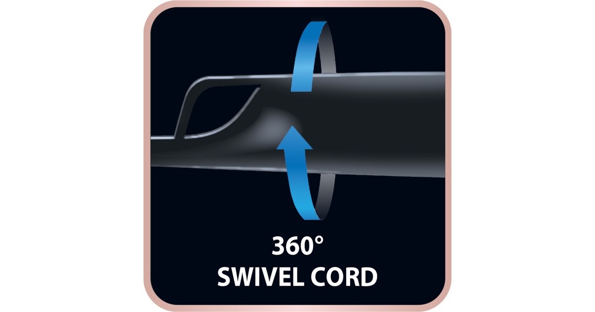 Rowenta Liss & Curl SF 4210, Haarglätter(schwarz/silber)