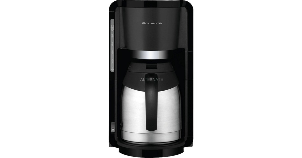 Rowenta Milano CT 3818 mit Isolierkanne, Filtermaschine(schwarz)