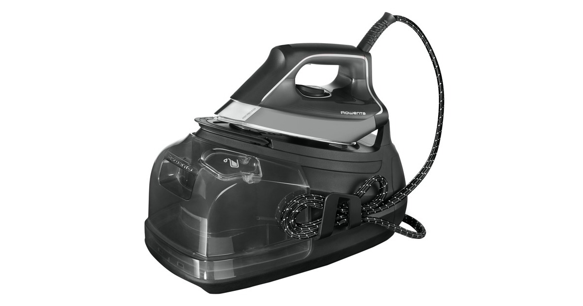 Rowenta Perfect Steam Pro DG 8622, Dampfbügelstation(schwarz/silber)