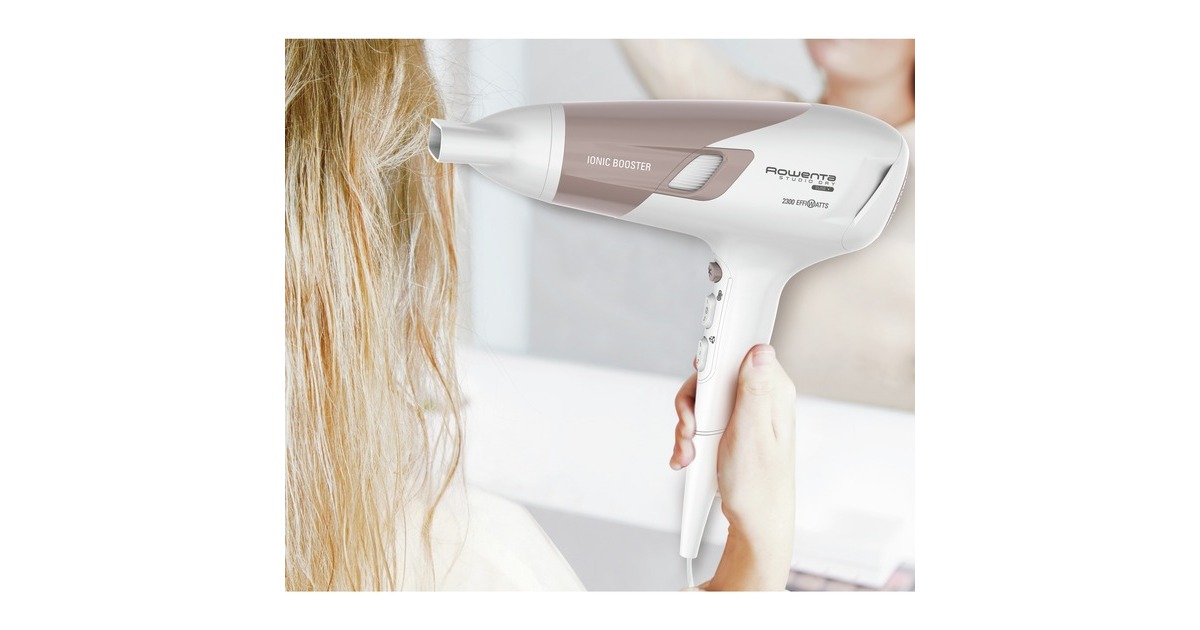 Rowenta Studio Dry Glow CV 5830, Haartrockner(schwarz/roségold)