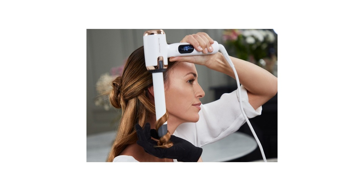 Rowenta Ultimate Experience Air Care CF 4310, Lockenstab(weiß/kupfer)