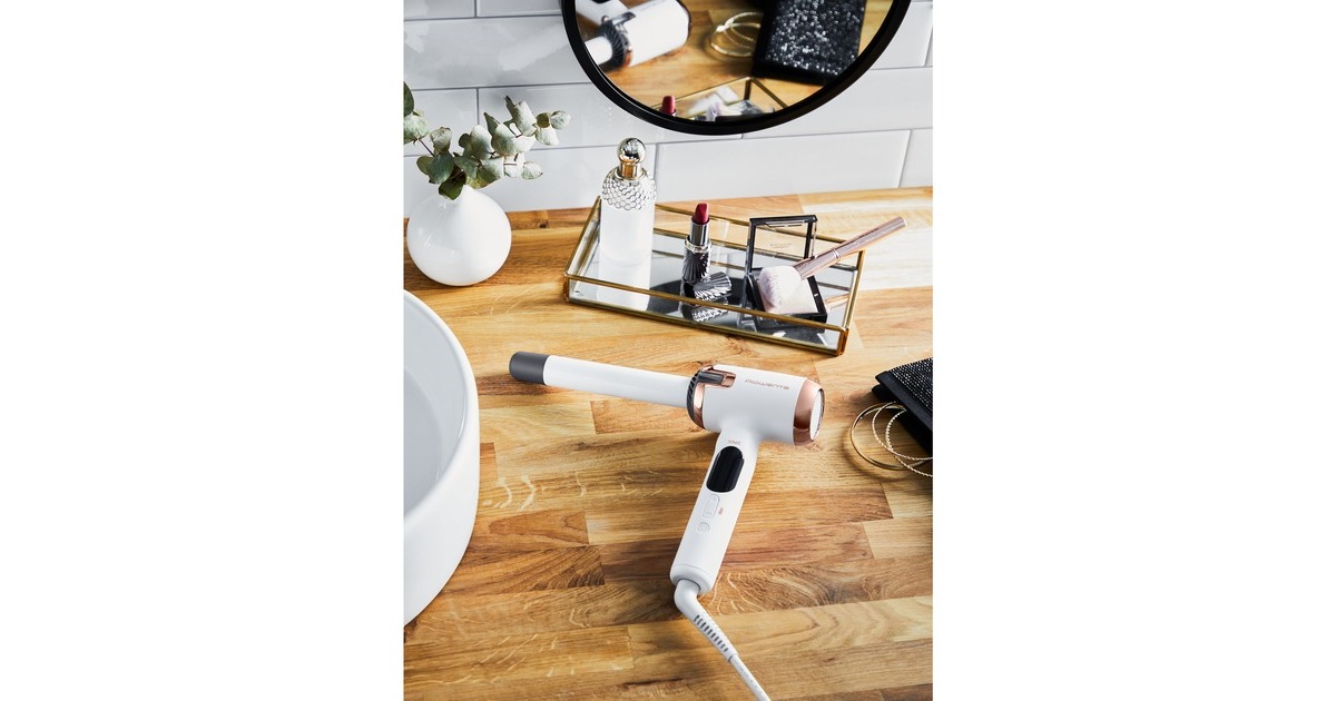 Rowenta Ultimate Experience Air Care CF 4310, Lockenstab(weiß/kupfer)