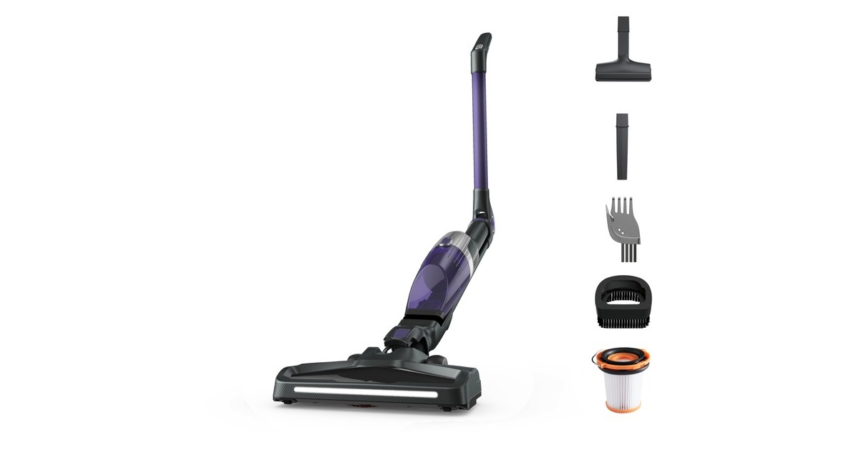 Rowenta Xtrem Compact 2-in-1 RH1238, Stielstaubsauger(schwarz/lila)