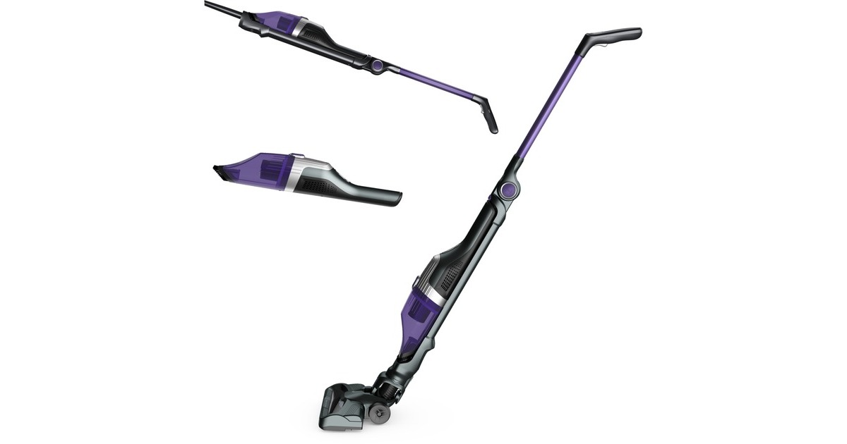 Rowenta Xtrem Compact 2-in-1 RH1238, Stielstaubsauger(schwarz/lila)