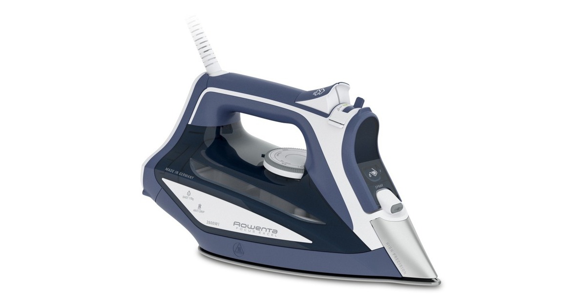 RowentaFocus Excel DW 5210 , Dampfbügeleisen(blau/weiß)