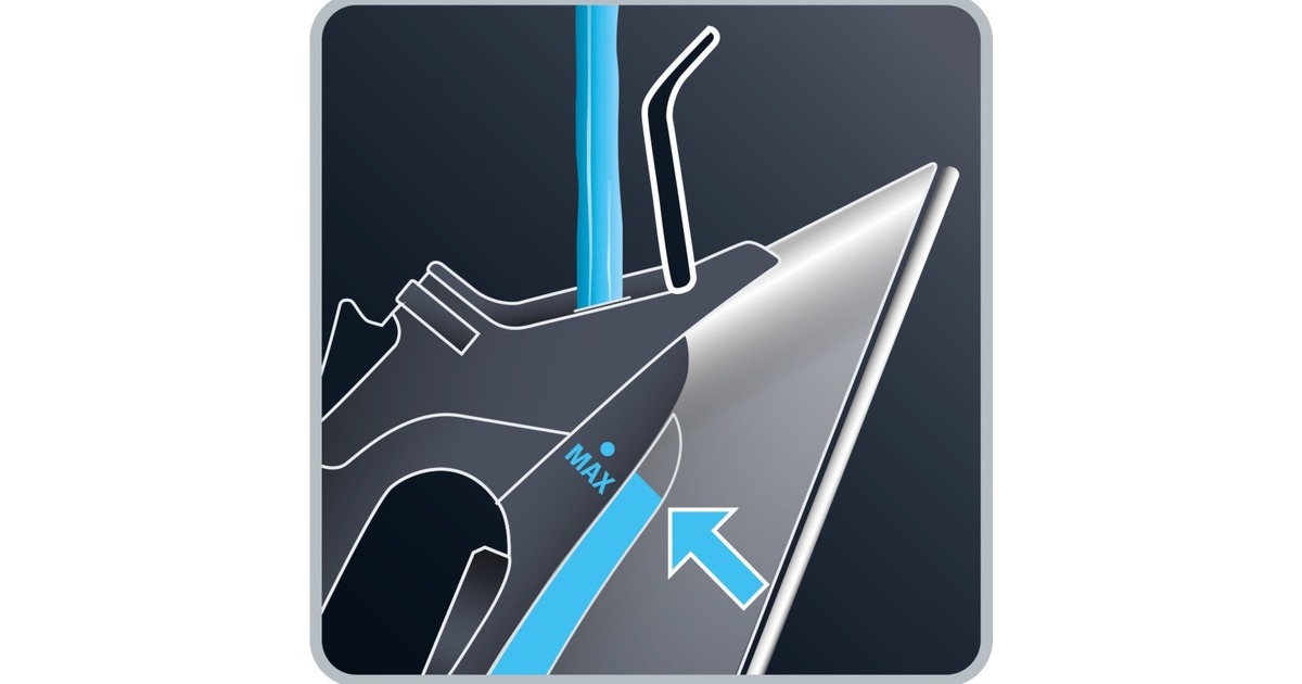 RowentaFocus Excel DW 5210 , Dampfbügeleisen(blau/weiß)