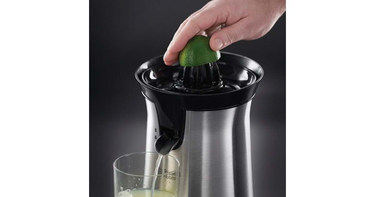 Russell Hobbs Classics Zirtruspresse 22760-56, Zitruspresse(edelstahl (gebürstet)/schwarz, Outlet)