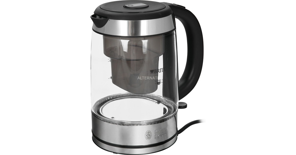 Russell Hobbs Wasserkocher 20760-57(edelstahl/schwarz, 1,5 Liter)