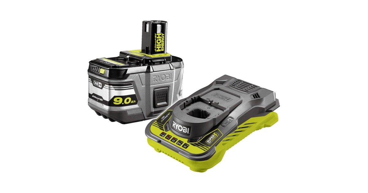 Ryobi 18 V Akku-Starterset RC18150-190(grün/schwarz, Ladegerät + 1x Akku)