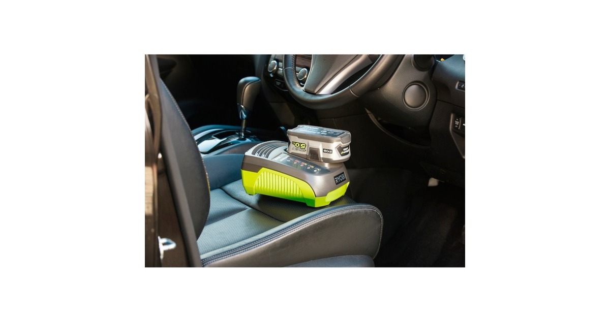 Ryobi 18 V ONE+ Autoladegerät RC18118C(schwarz/gelb)
