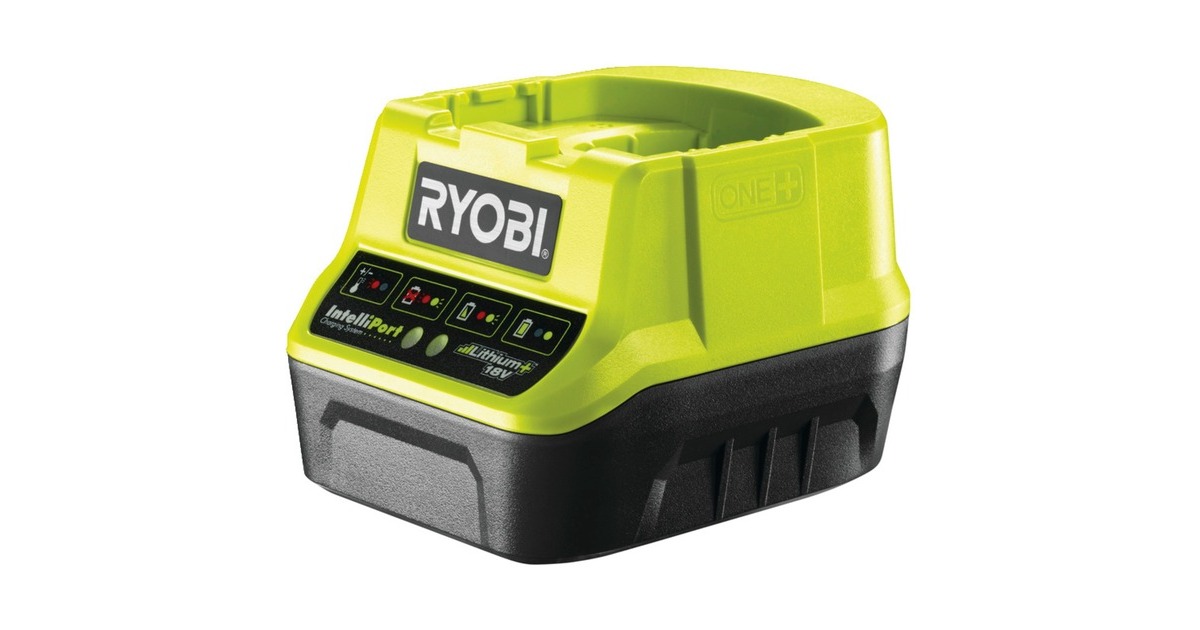 Ryobi 18 V ONE+ Schnellladegerät RC18120(grün/schwarz)