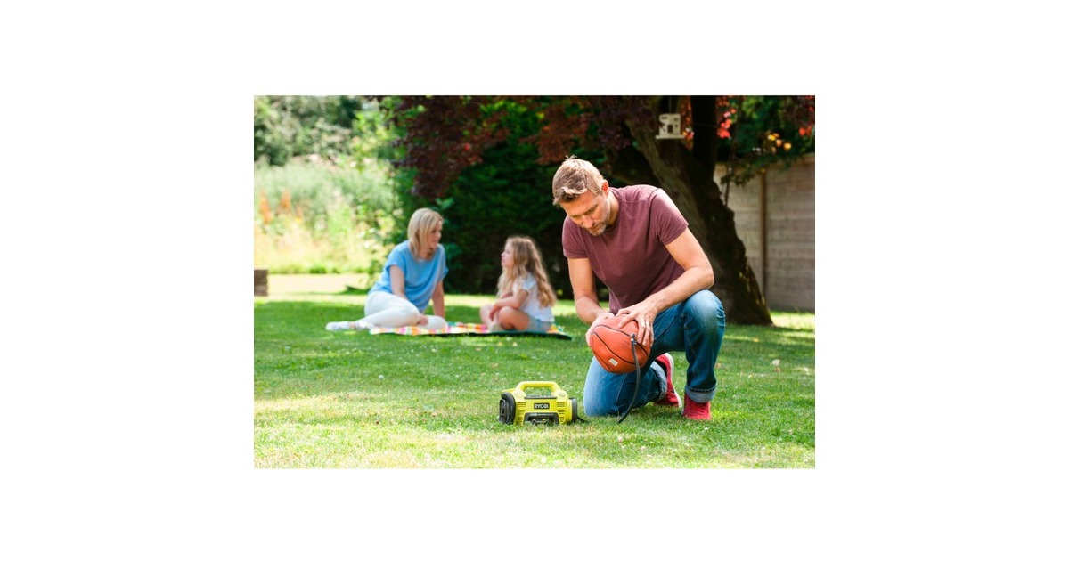 Ryobi Akku-Kompressor R18I-0, 18Volt, Luftpumpe(grün/schwarz, ohne Akku und Ladegerät)