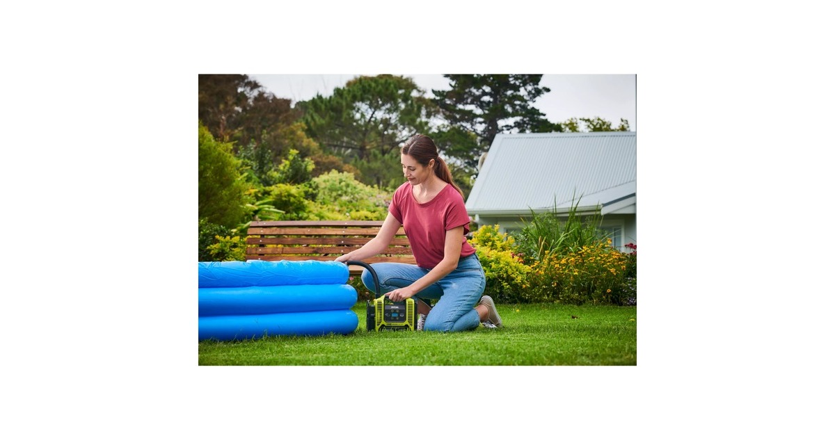 Ryobi Akku-Multikompressor R18MI-0, 18Volt, Luftpumpe(grün/schwarz, ohne Akku und Ladegerät)