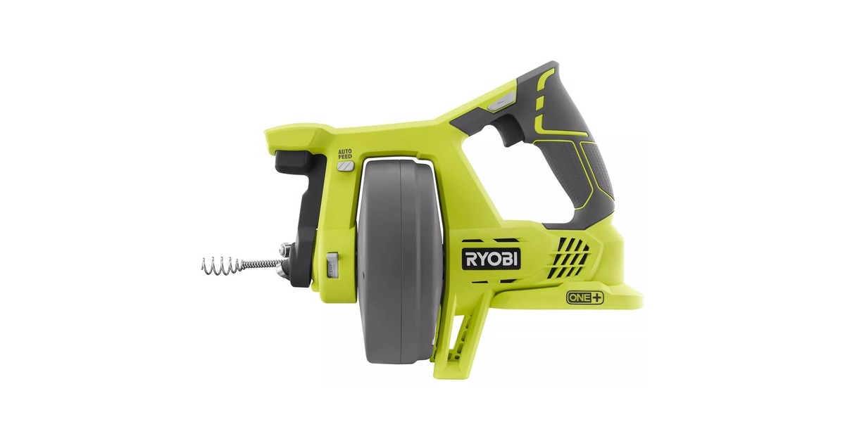 Ryobi Akku-Rohr-Reinigungsgerät R18DA-0, 18Volt(grün/schwarz, ohne Akku und Ladegerät)