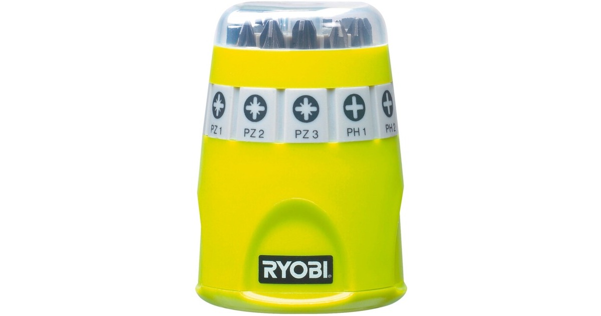Ryobi Bitset RAK10SD, 10-teilig, Bit-Satz(grün) Ryobi Bitset RAK10SD, 10-teilig, Bit-Satz(grün)