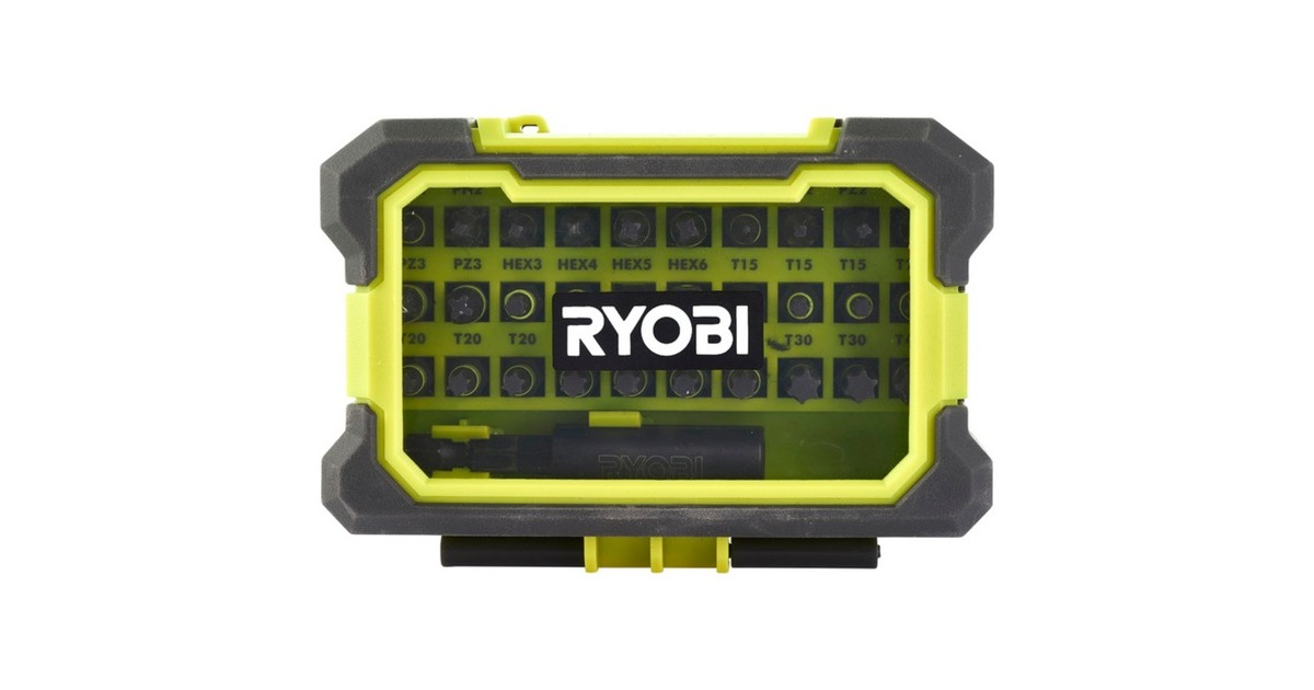 Ryobi Bitset RAK31MSDI, 31-teilig, Bit-Satz(grün) Ryobi Bitset RAK31MSDI, 31-teilig, Bit-Satz(grün)