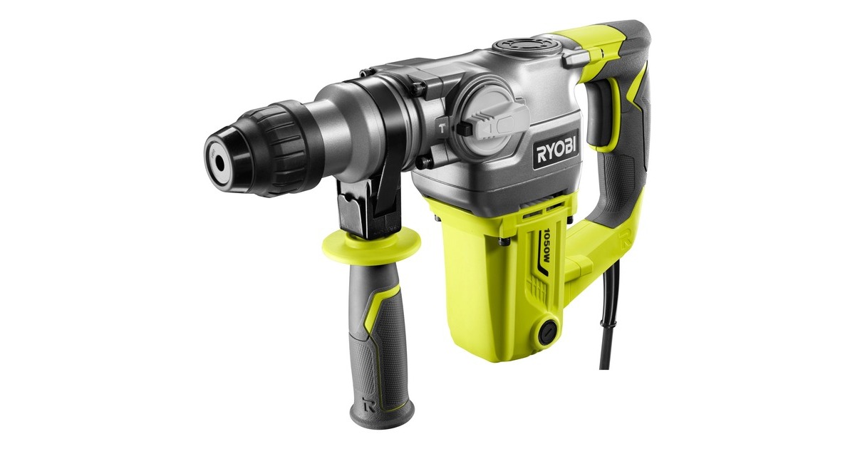 Ryobi Bohr- und Meißelhammer RSDS1050-K(grün/schwarz, 1.050 Watt, SDS+) Ryobi Bohr- und Meißelhammer RSDS1050-K(grün/schwarz, 1.050 Watt, SDS+)