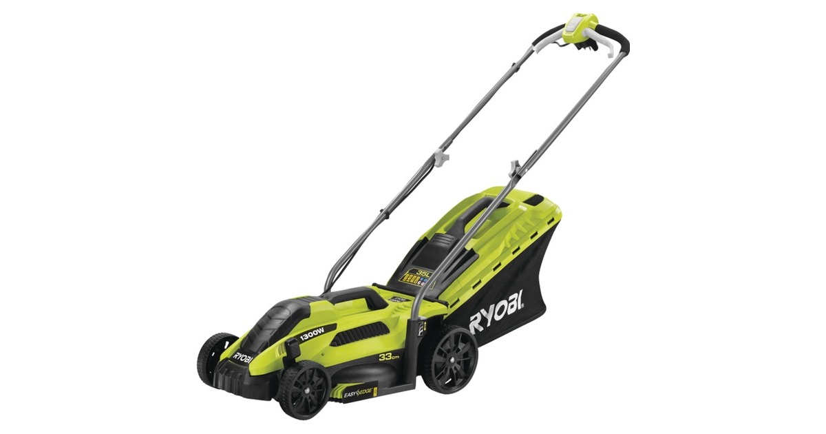 Ryobi Elektro-Rasenmäher RLM13E33S(grün/schwarz, 1.300 Watt) Ryobi Elektro-Rasenmäher RLM13E33S(grün/schwarz, 1.300 Watt)