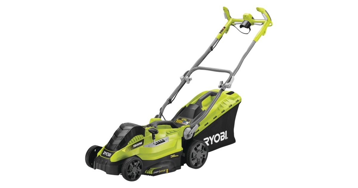 Ryobi Elektro-Rasenmäher RLM15E36H(grün/schwarz, 1.500 Watt) Ryobi Elektro-Rasenmäher RLM15E36H(grün/schwarz, 1.500 Watt)