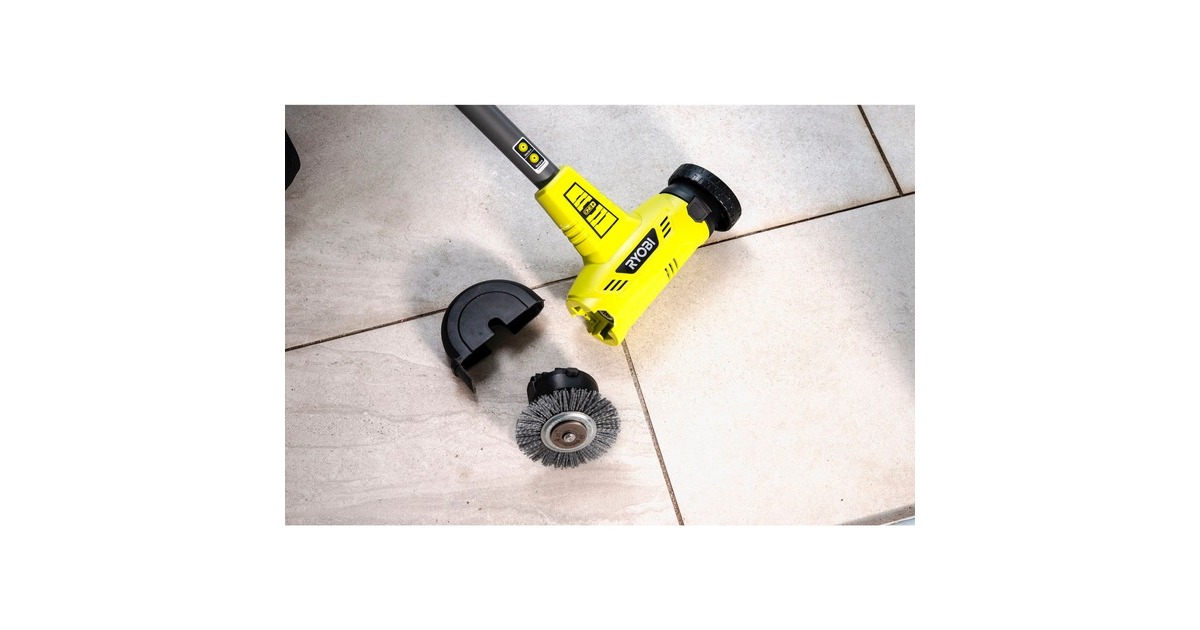 Ryobi Ersatz-Nylonbürste RAC818, Reinigungsbürste(für Akku-Fugenreiniger RY18PCA)
