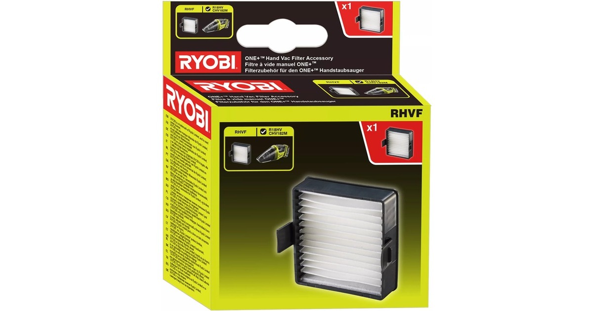 Ryobi Ersatzfilter RHVF für Akku-Handstaubsauger(für R18HV-0 und CHV182M)