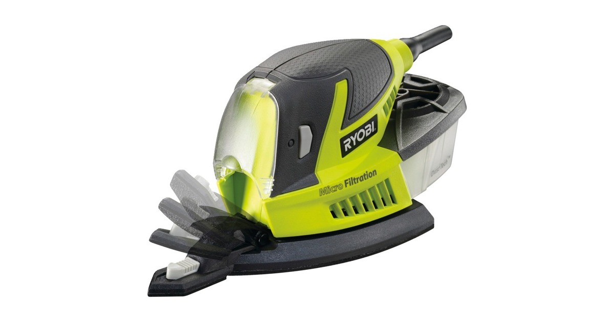 Ryobi Fäustlingsschleifer RPS100-S, Multischleifer(grün/schwarz, 100 Watt) Ryobi Fäustlingsschleifer RPS100-S, Multischleifer(grün/schwarz, 100 Watt)
