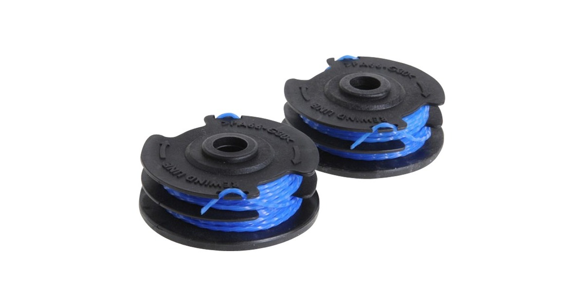 Ryobi Fadenspule RAC109, Mäh-Faden(schwarz, 2 Stück)