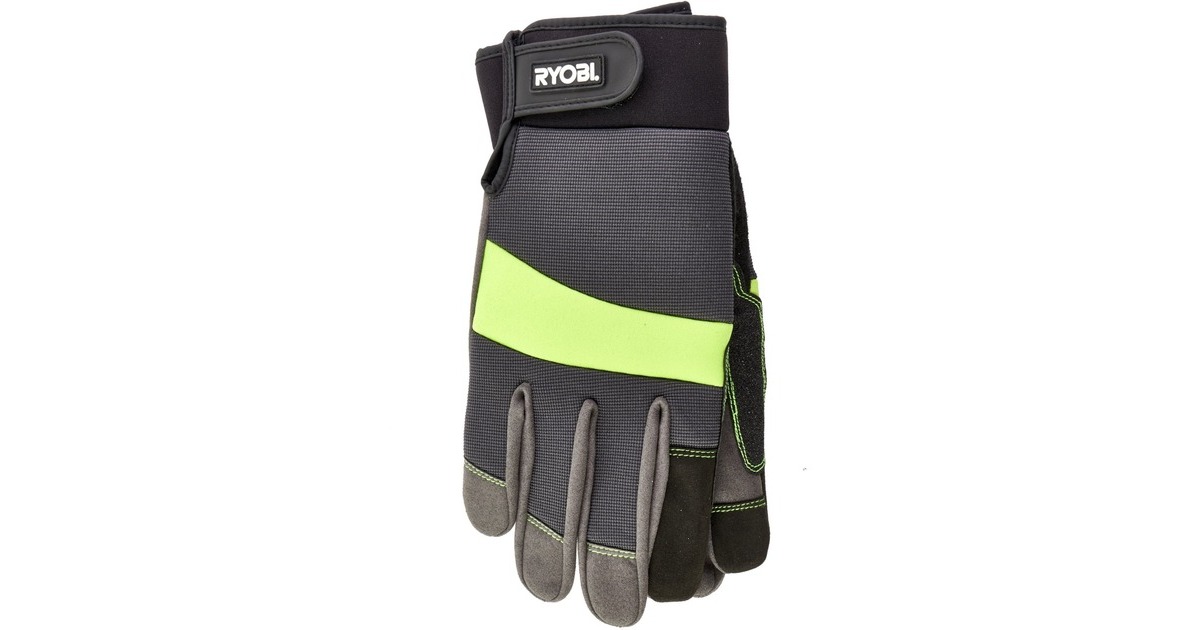 Ryobi Gartenhandschuhe L RAC811L(schwarz/grau, Größe L)