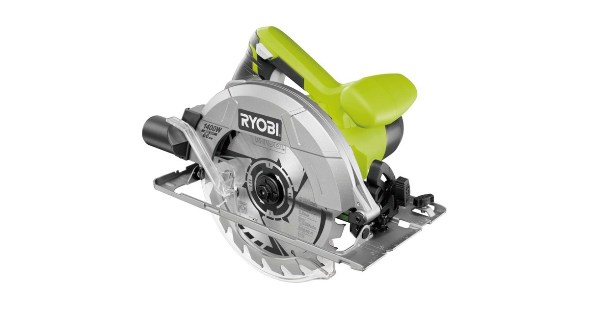 Ryobi Handkreissäge RCS1400-G(grün/schwarz, 1.400 Watt) Ryobi Handkreissäge RCS1400-G(grün/schwarz, 1.400 Watt)