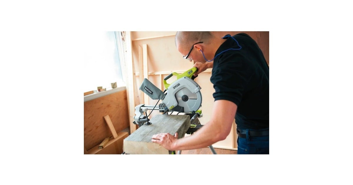 Ryobi Kapp-und Gehrungssäge EMS254L(grün/grau, 2.000 Watt)